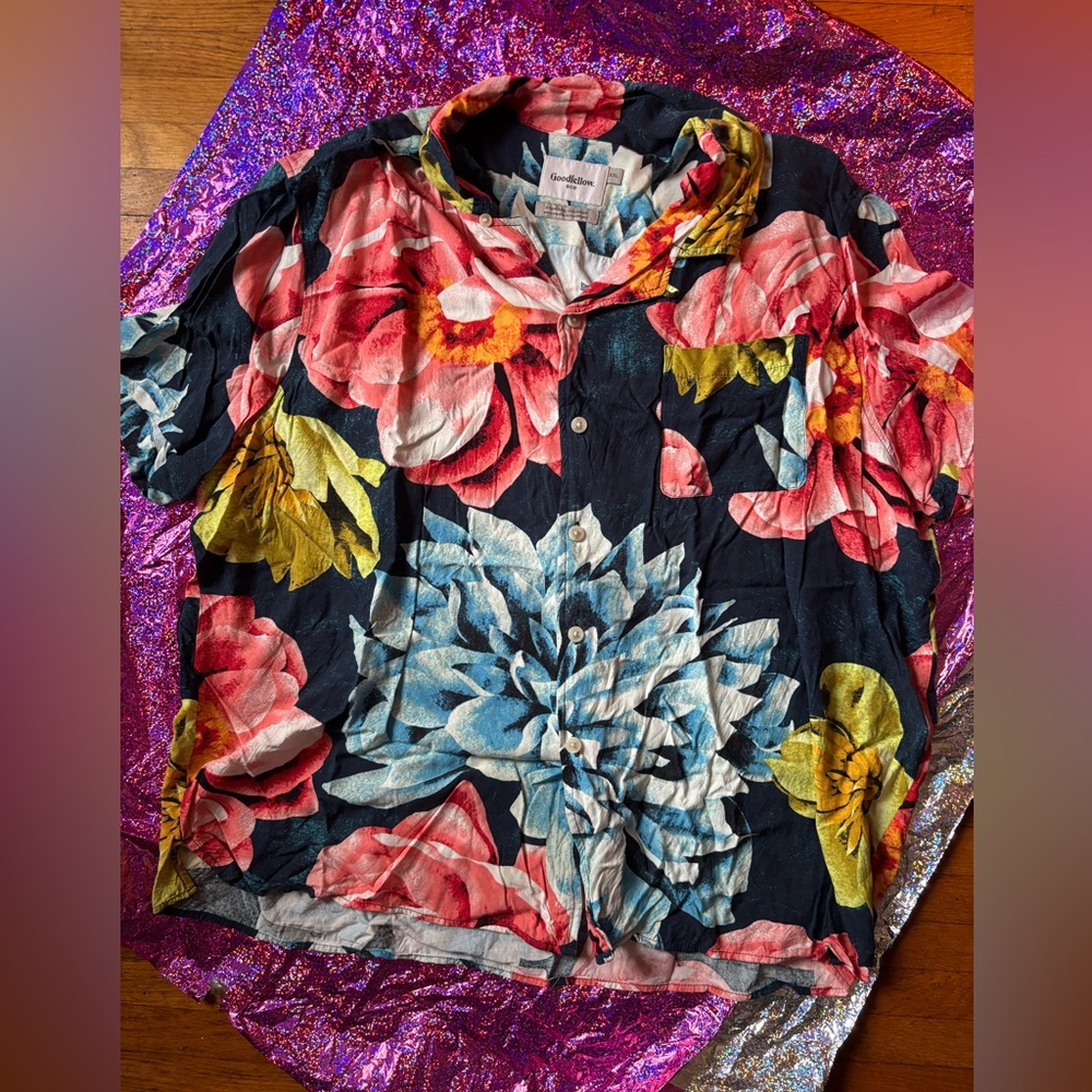 Goodfellow & Co Multicolor Floral Shirt